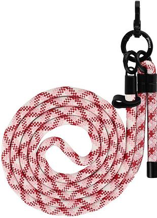 Proove twist check cross-body strap red/pink