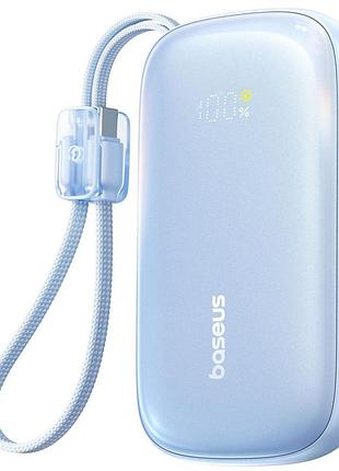 Портативна батарея baseus enerfill qpow 3 ultra 22.5w 10000mah blue