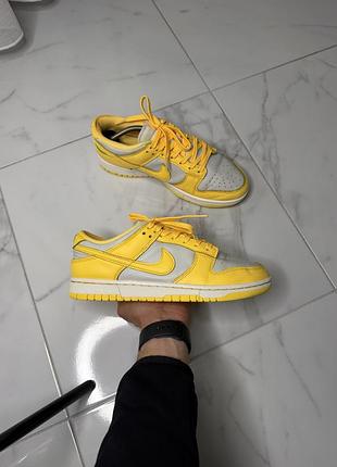 Nike dunk low "citron pulse" original | стильні кросівки р. 41