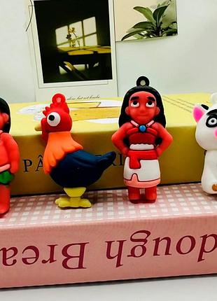 Игрушка ваяна набор фигурок 4 персонажа для детей (l_13572)