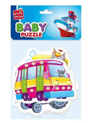 Бебі пазли машини-помічники vt1106-78 тм vladi toys