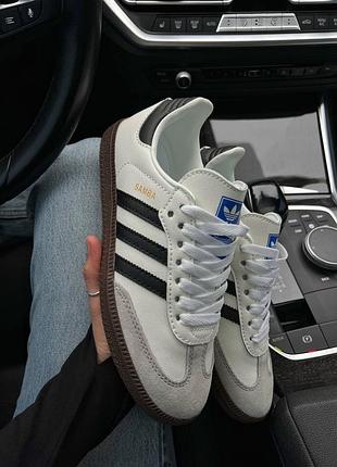 Adidas samba white premium 5