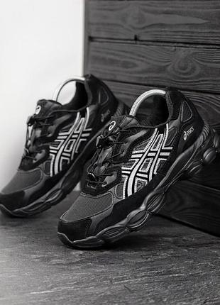 Зимові чоловічі кросівки стильні асікс гел нус водонепроникні asics gel nyc 46
