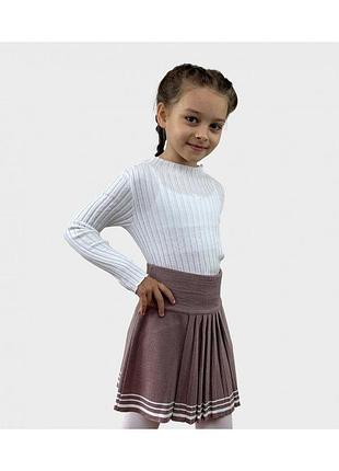 Спiдниця дитяча герда попiл троянди з люрексом art knit