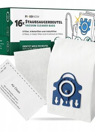 16 пакетів для пилососа miele gn complete c3 c2 classic c1 s8 s5 s2