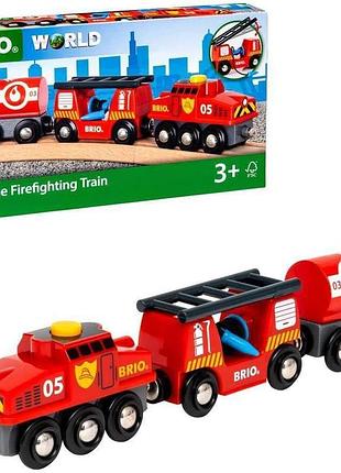 Brio 63384400 потяг пожежна машина безпечна іграшка для дітей від 3 років кольоровий