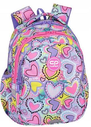 Рюкзак coolpack jerry pastel hearts двокамерний для класів 1-3 f029832