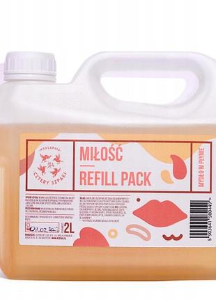 Рідина для миття рук 4szpaki refil pack mydło w płynie miłość 2л