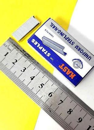 Скобы для степлера 10/6, металлические имп, 58-24 тм leader