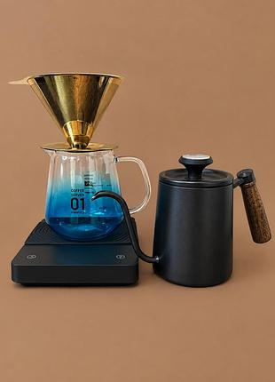 Набор для приготовления фильтр кофе black 5