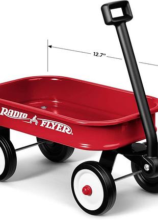 Radio flyer little red іграшковий маленький візок для виставки довжина 36 см