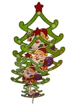 Декор новорічний 42см santa m50111-42 тм stenson