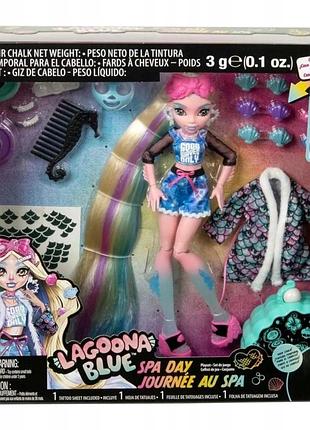 Лялька mattel monster high spa day lagoona blue 29 см hky69 шкатулка з коралками