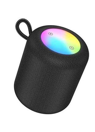 Портативна колонка hc30 5w/bt5.4/usb/aux/microsd/fm/1800mah 10.5х10.5х12.8см сіра тм hoco