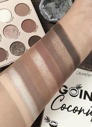 Тіні для повік colourpop going coconuts palette 2
