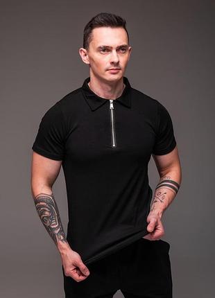 Мужская футболка polo t-shirt black