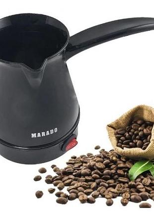 Электрическая кофеварка-турка marado ma-1626 черная