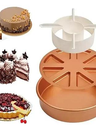 Багатофункціональна форма для випікання copper chef perfect cake pan