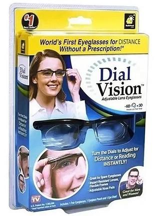 Універсальні окуляри з регулюванням діоптрій лінз dial vision