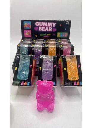 Игрушка-антистресс сквиш мишка gummy bear