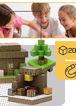 Магнітні кубики набір для дітей 200 елементів 2