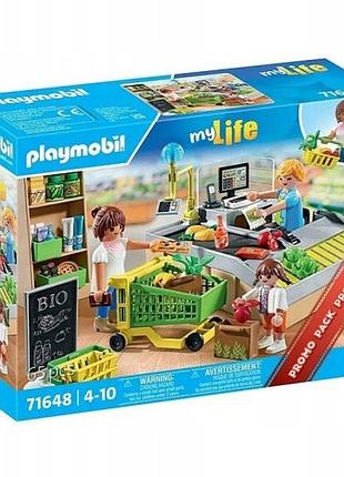 Playmobil 71648 мій життя: екологічний супермаркет здорової їжі
