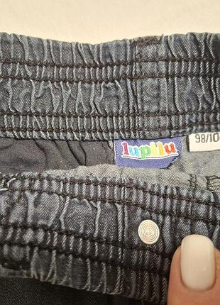 Шорти для хлопчика сині 98-104 см 5