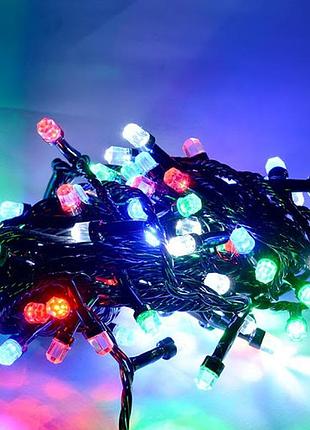 Гірлянда кристал rd-7158 100 led 9 м мультикольорова