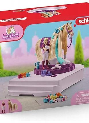 Іграшка schleich 42617 обертовий пункт догляду за кіньми