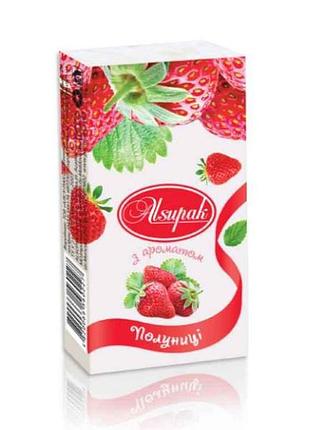 Носовые платинки аромат клубника (1 блок/10 пач/10хест) тм алсу-пак