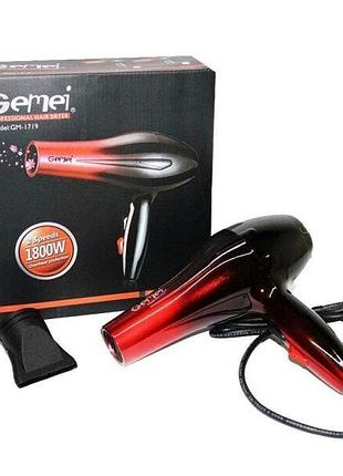 Фен для волос gemei gm 1719 4