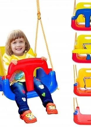 Гойдалка 4 в 1 з кулькою модульна для дітей від 6 місяців до 7 років