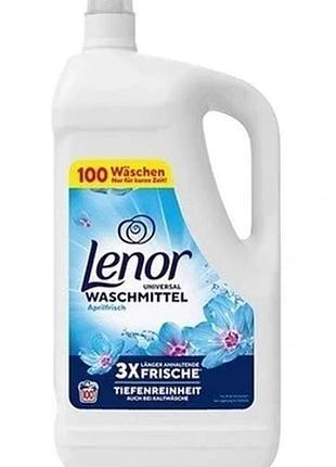 Засіб для прання lenor universal "квітнева свіжість" гель для прання на 100 стирок 5л