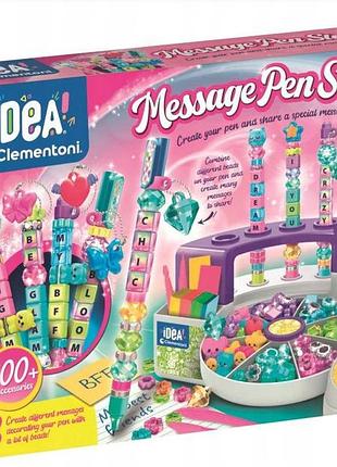 Творчий набір фабрика ручок з повідомленням clementoni 18211 message pen stidio