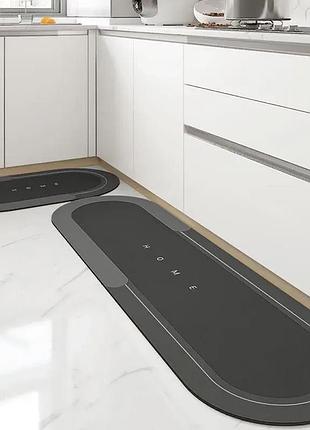 Влагопоглощающий коврик для ванной или кухни 40x120см w006 противоскользящий коврик для кухни или ванной