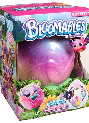 Hatchimals інтерактивний котик-талисман bloomables kittyfly