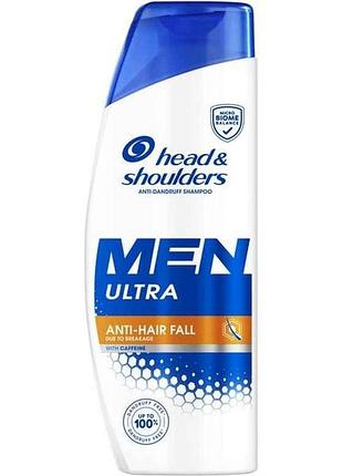 Шампунь 330мл проти лупи проти випадіння волосся для чоловіків тм head shoulders