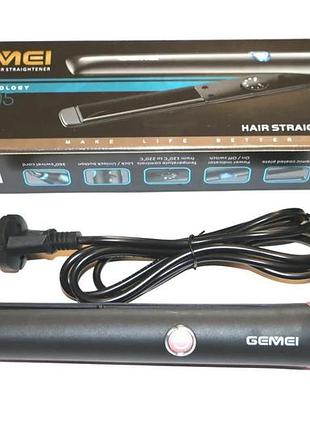 Утюжок-выпрямитель для волос gemei gm-405