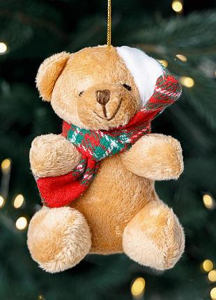 Новогодняя игрушка "медвежонок", 10 см * рандомный выбор дизайна elisey