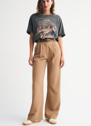 Abercrombie брюки палаццо бежевые 2