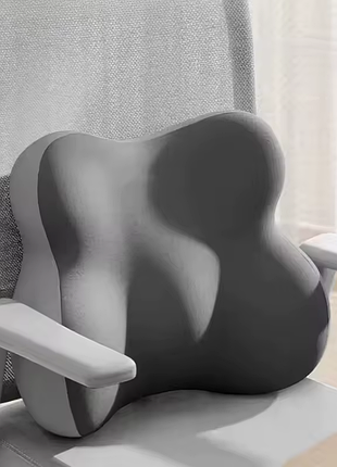 Ортопедическая поясничная подушка из memory foam с эргономичной поддержкой для офиса, авто и дома