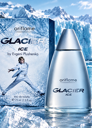 Туалетна вода oriflame glacier ice 100 мл для чоловіків
