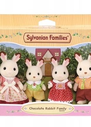 Іграшка sylvanian families rodzina królików czek uszy 5655