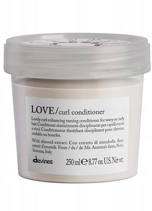 Кондиціонер davines love curl для підкреслення завитка 250 мл