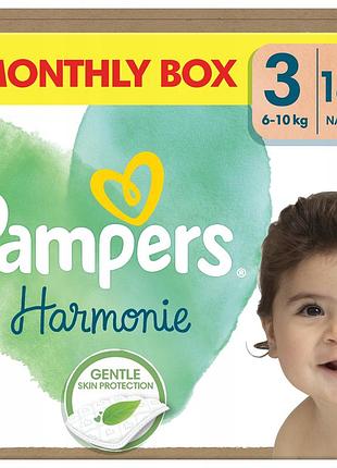 Підгузки pampers harmonie розмір 3 186 шт.