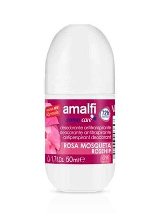 Роликовый дезодорант rosa mosqueta 50мл тм amalfi