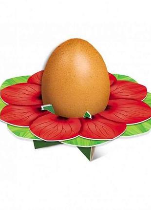 Декоративная подставка для яиц no1 мак (1 яйцо) тм easters
