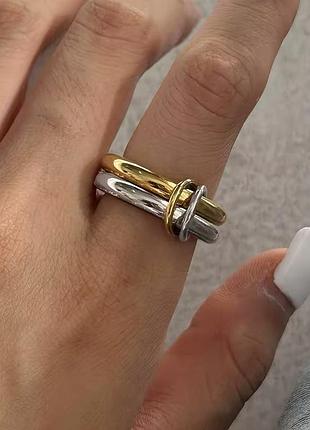 Двойное кольцо нержавеющая сталь stainless steel