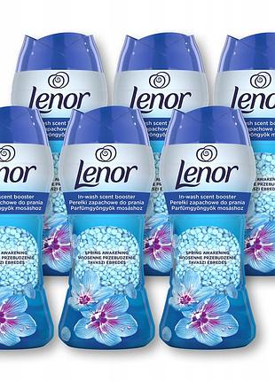 6 шт. lenor ароматні перлини для прання 195г весняне пробудження
