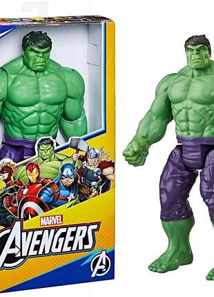 Велика фігурка халк hasbro avengers 30 см модель: e7475 нова серія titan hero